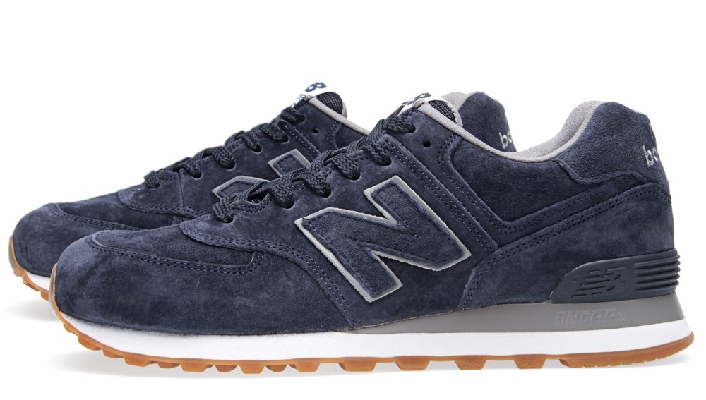 New Balance 574 Suede Gum Pack 12