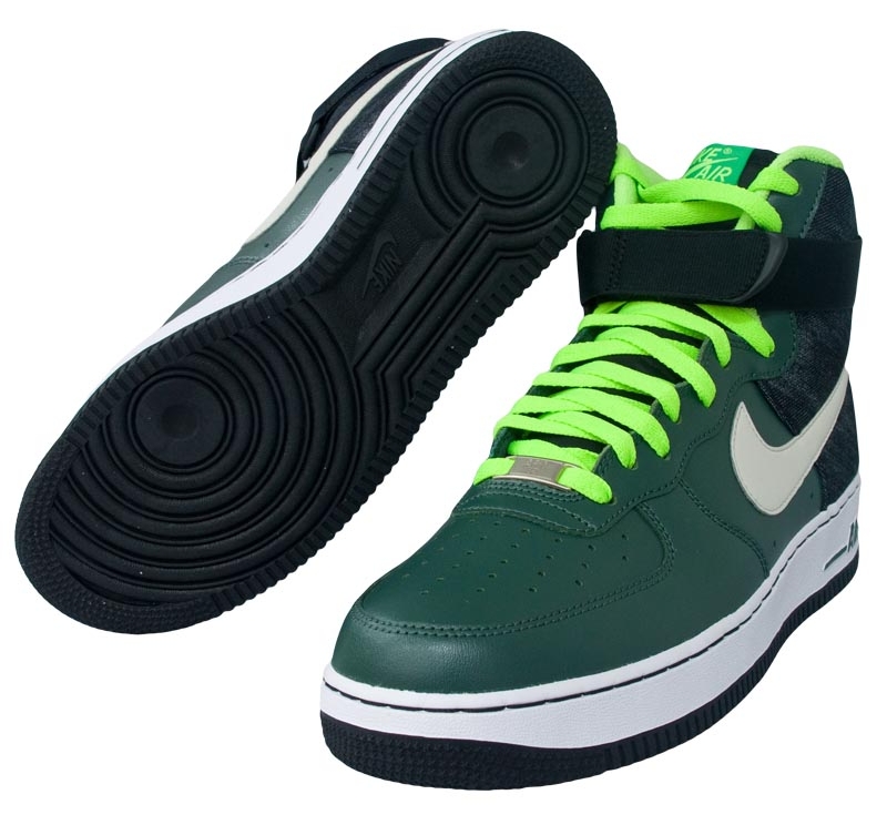 Nike Air Force 1 High Vintage Green Mortar Black 01