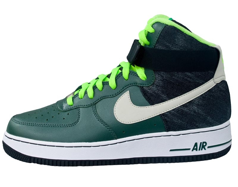 Nike Air Force 1 High Vintage Green Mortar Black 02