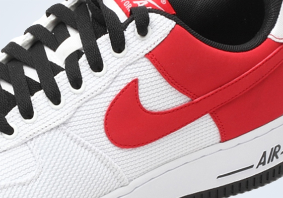 Nike Air Force 1 Low - White - Cosmic Red