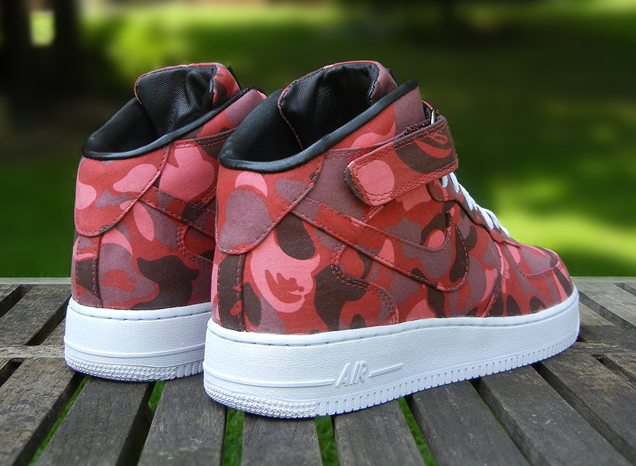 Nike Air Force 1 Mid Bape Jbf Customs 6