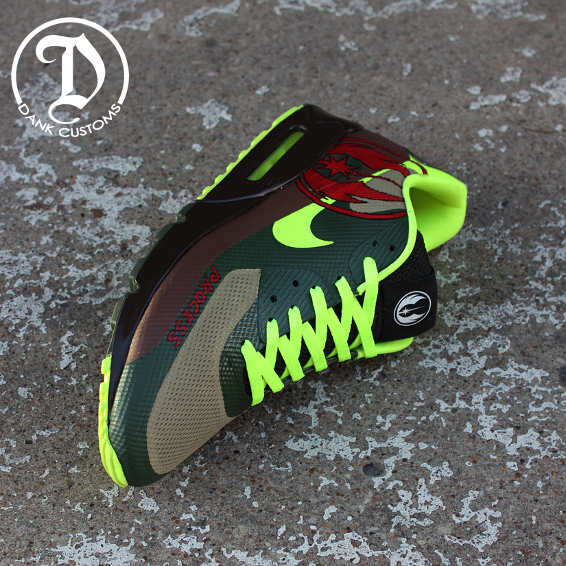 Nike Air Max 90 Hyperfuse Jedi Dank Customs 04
