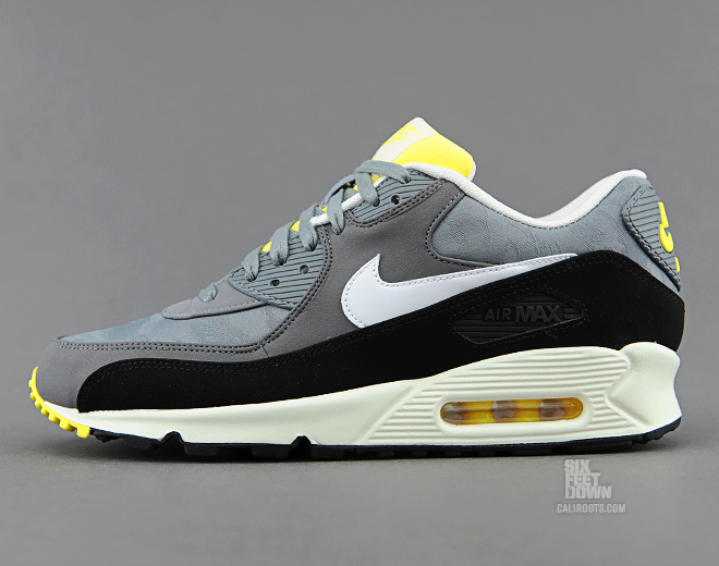 Nike Air Max 90 Jacquard Grey Yellow 8
