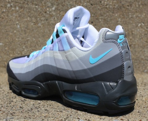 Nike Air Max 95 No-Sew - Anthracite - Tide Pool Blue - Cool Grey ...