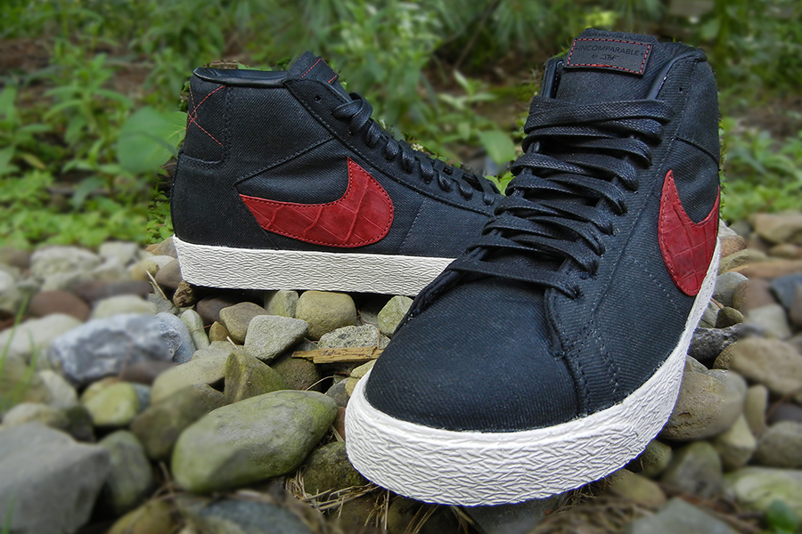 Nike Blazer Mid Sueded Croc Jbf 6