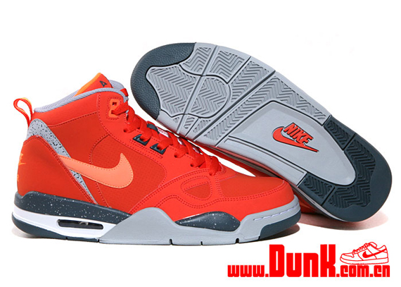 Nike Flight '13 Mid - Orange - Grey - SneakerNews.com