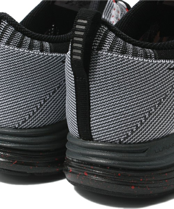 Nike Flyknit Lunar 1 Black Grey Red 5