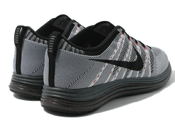 Nike Flyknit Lunar 1 Black Grey Red 9