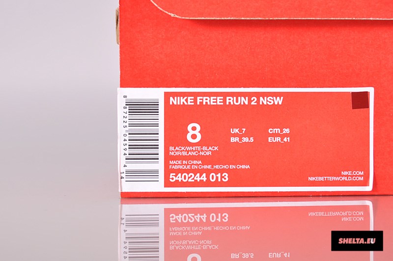 Nike Free Run 2 Black 01