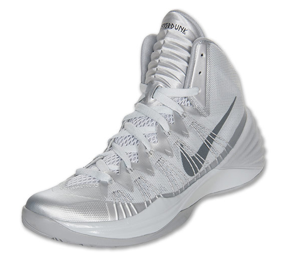 Nike Hyperdunk 2013 Pure Platinum Dark Grey 2