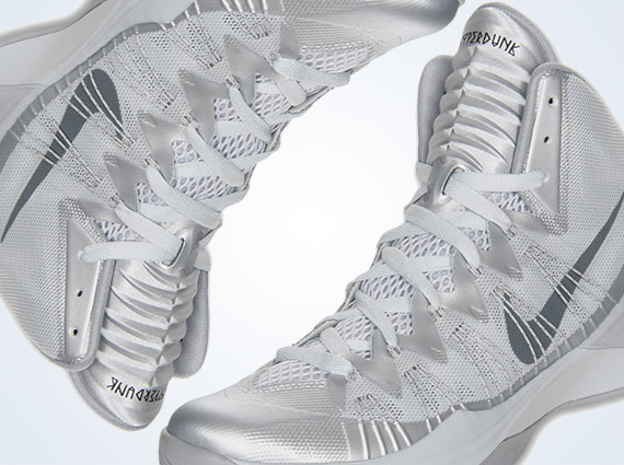 Nike Hyperdunk 2013 Pure Platinum Dark Grey