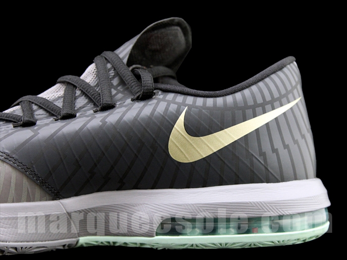Nike Kd Vi Grey Mint Gold 011