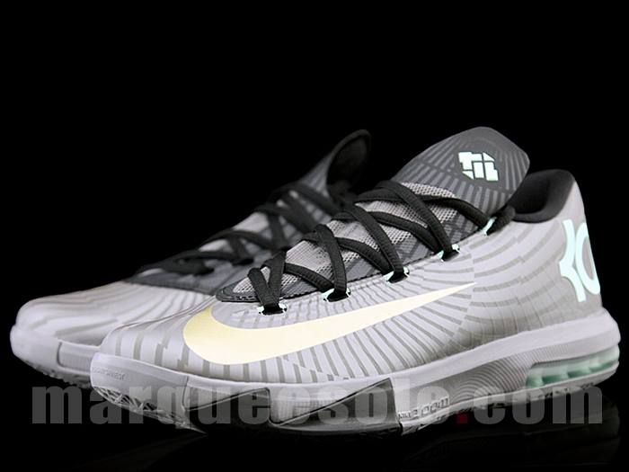 Nike Kd Vi Grey Mint Gold 05