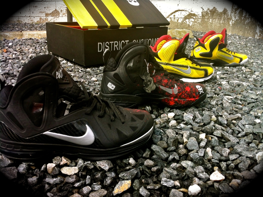 Nike LeBron 9 "Death Proof" Pack by District Customs