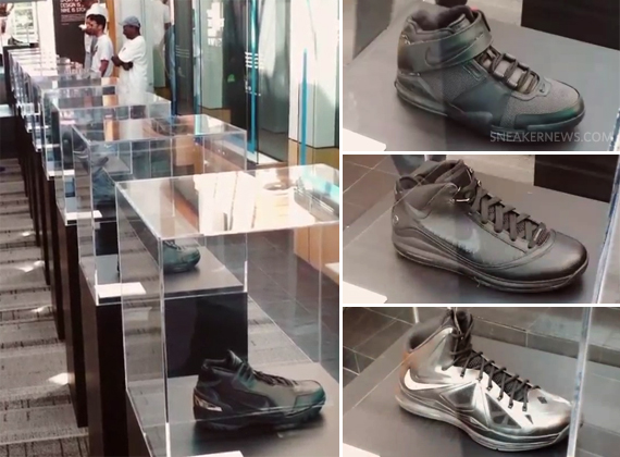 Nike Lebron Black Collection Display Whq