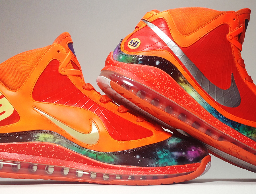 Nike Air Max LeBron VII "Inside-Out Big Bang" Customs by Smooth Tip