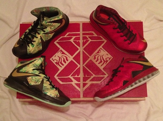 Lebron 10 sale reverse championship pack