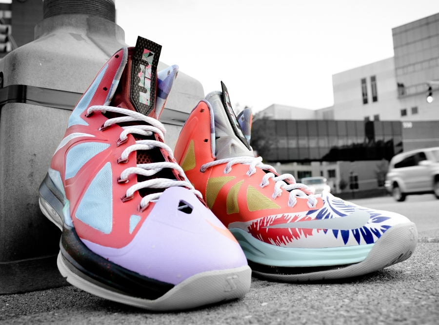 Nike LeBron X "What the LeBron" by DMC Customs