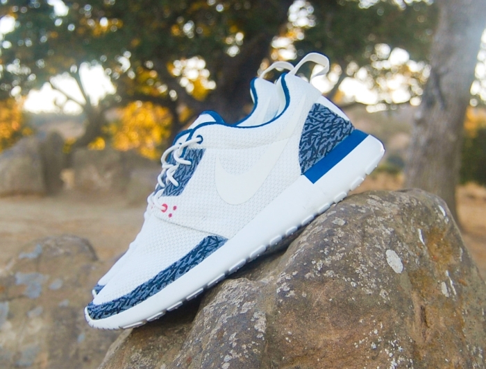 Nike Roshe Run Air Jordan Iii Customs 02