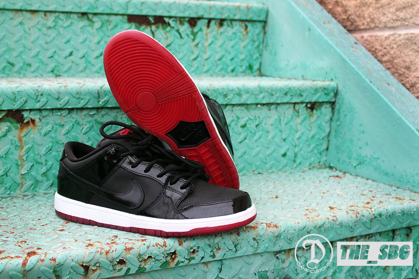 Nike Sb Dunk Low Bred By Dank Customs 07