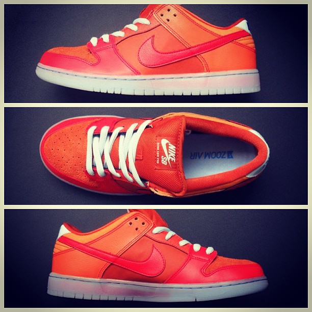 Nike Sb Dunk Low Orange Red 2