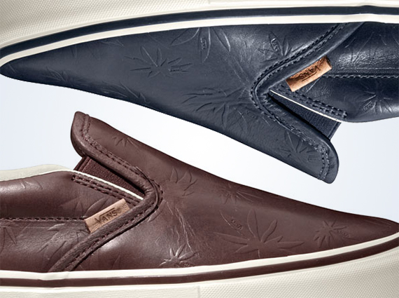 Vans Classic Slip-On 59 Leather Leaf Pack - Release Info - SneakerNews.com