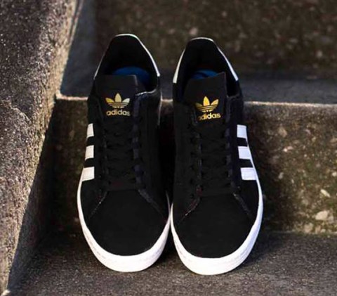 adidas Originals Campus AS - Black - White - Gold - SneakerNews.com