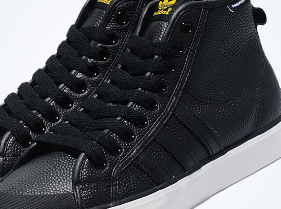 Araña cristiano recoger adidas Originals Nizza Hi - Black Basketball Leather - SneakerNews.com