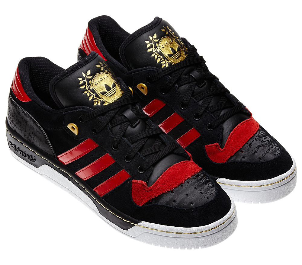 Adidas Rivarly Lo Black Scarlet 1