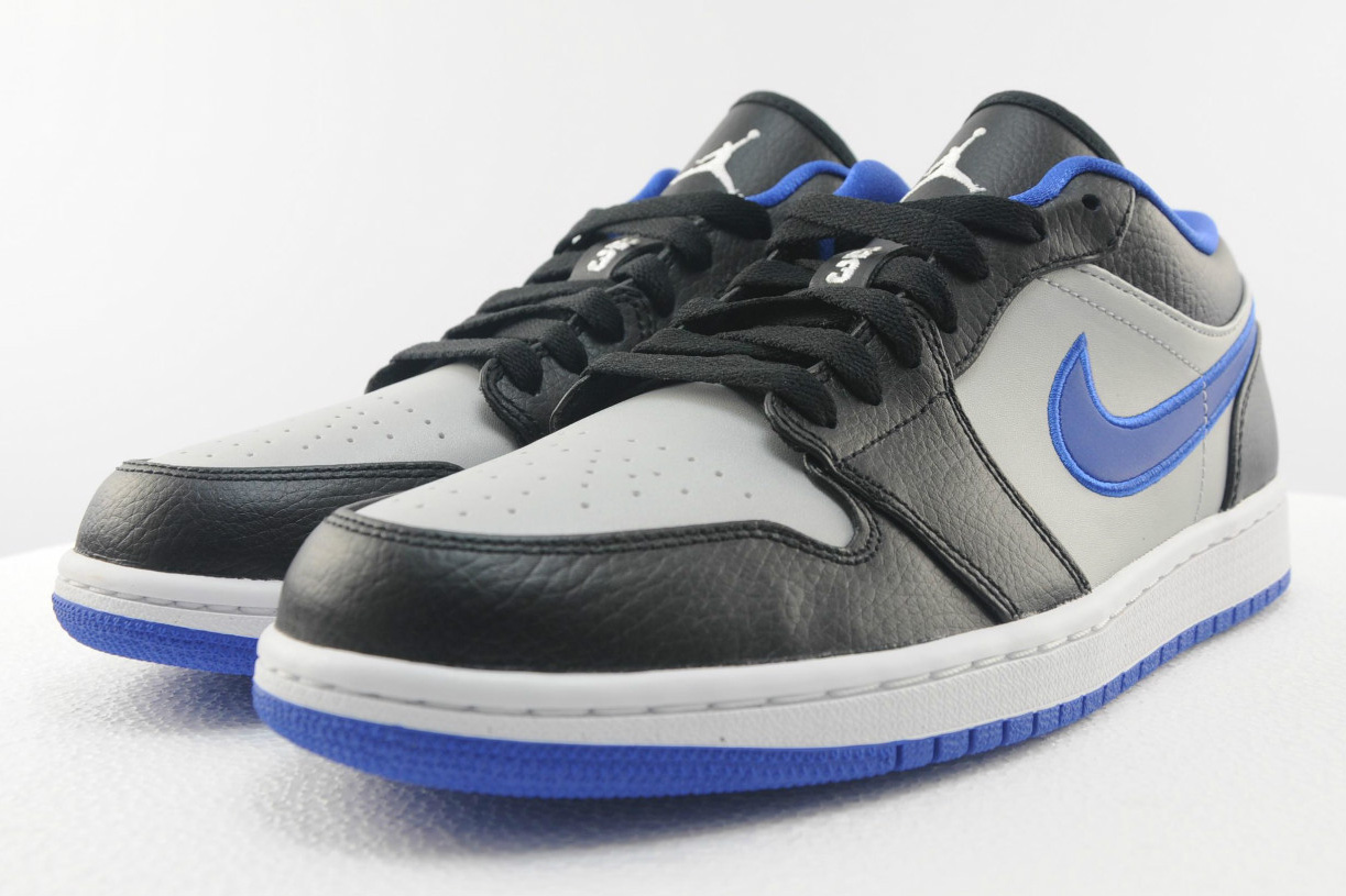 Air Jordan 1 Low Black White Game Royal 2