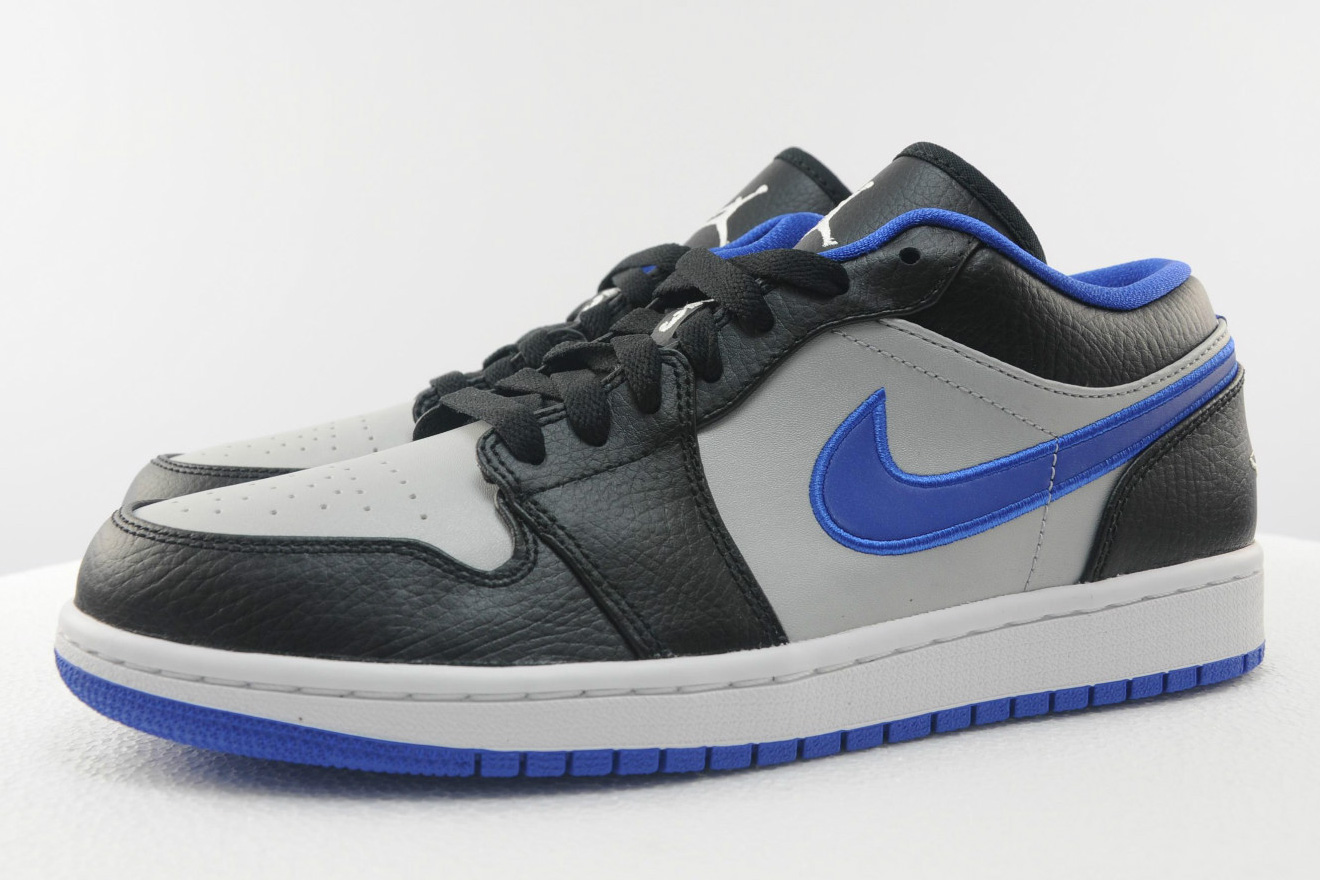 Air Jordan 1 Low Black White Game Royal 3