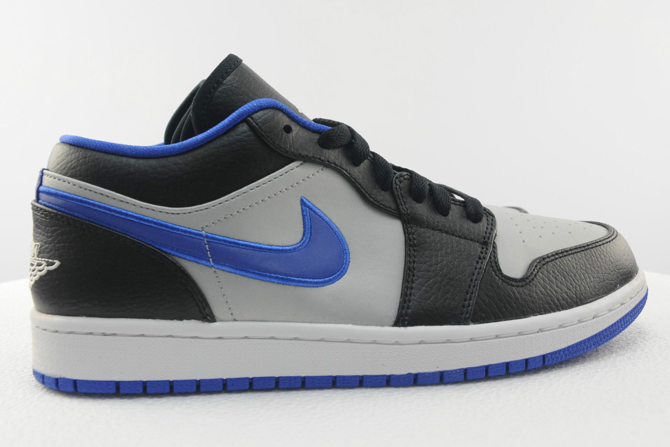 Air Jordan 1 Low Black White Game Royal 4