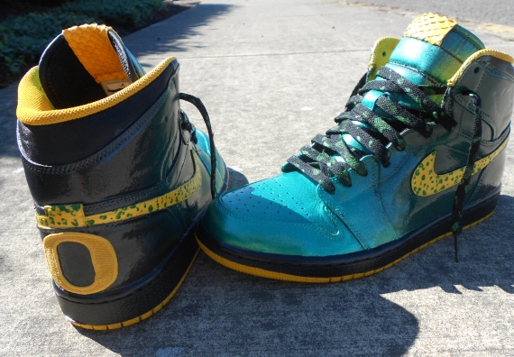 Ceeze's Custom DuckBoot Air Jordan 1 High