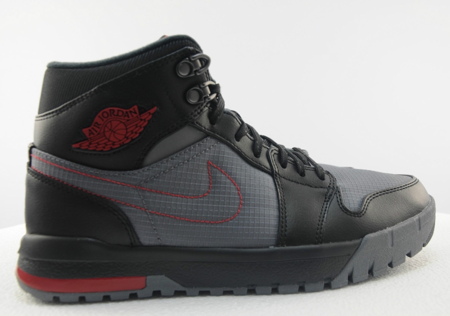 Air Jordan 1 Trek Black Cool Grey Red 1