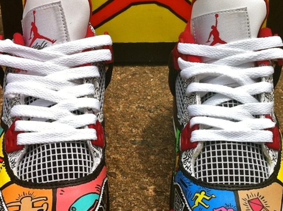 Air Jordan IV "Keith Haring" by District Customs