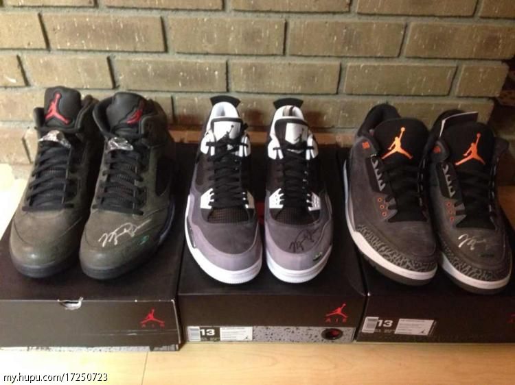 Air Jordan Retro Fear Pack Michael Jordan Autographed Set 2