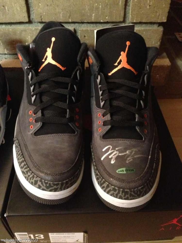Air Jordan Retro Fear Pack Michael Jordan Autographed Set 4