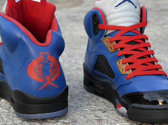 Air Jordan V "Cobra Commander" Customs by Freaker Sneaks