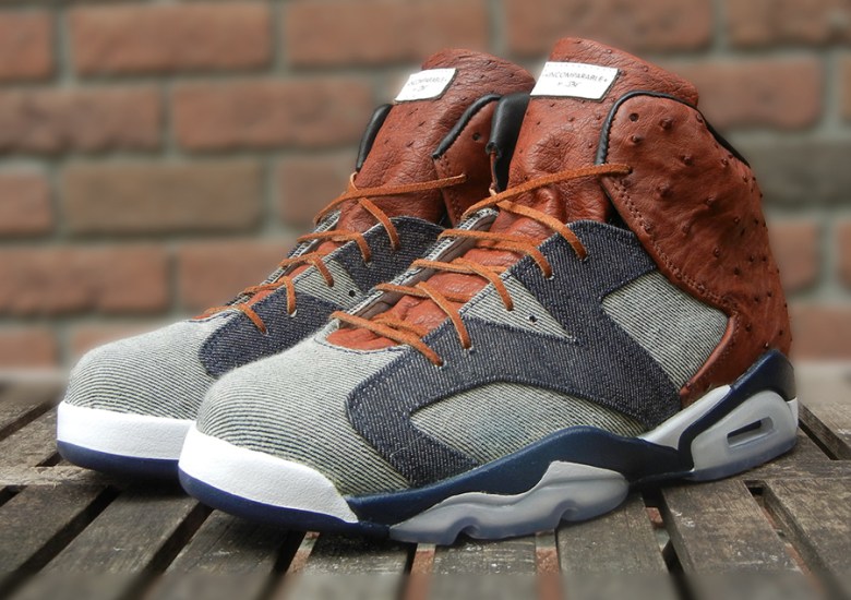 Air Jordan VI “Ostrich and Denim” by JBF Customs