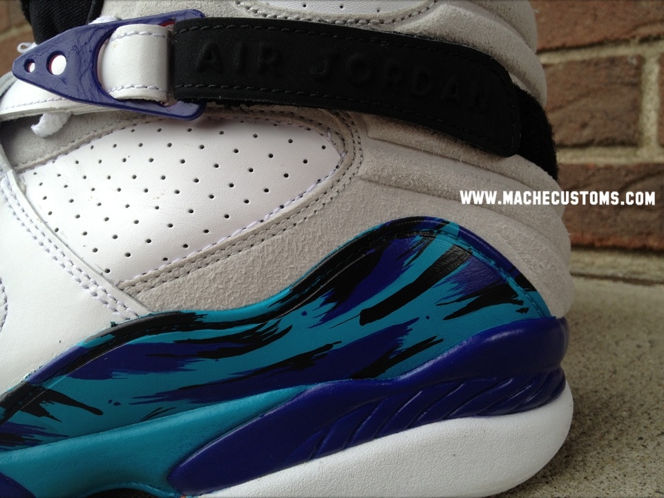 Air Jordan Viii Aqua Home By Mache Customs 02