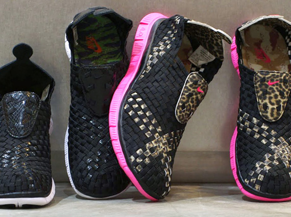 atmos x Nike Free Woven 4.0 "Animal Camo Pack"