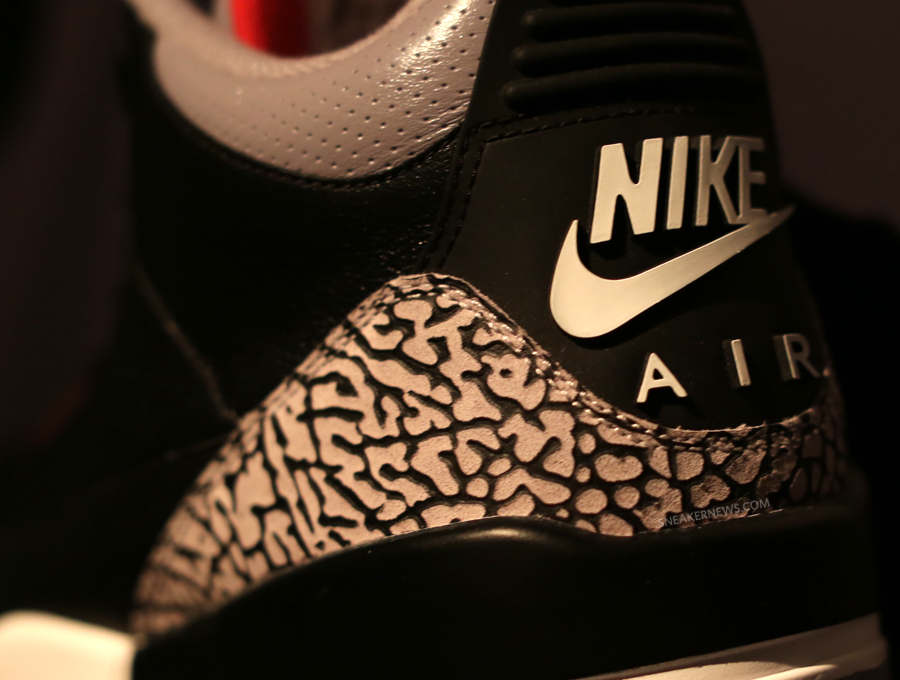 nike air jordan retro 3 black cement