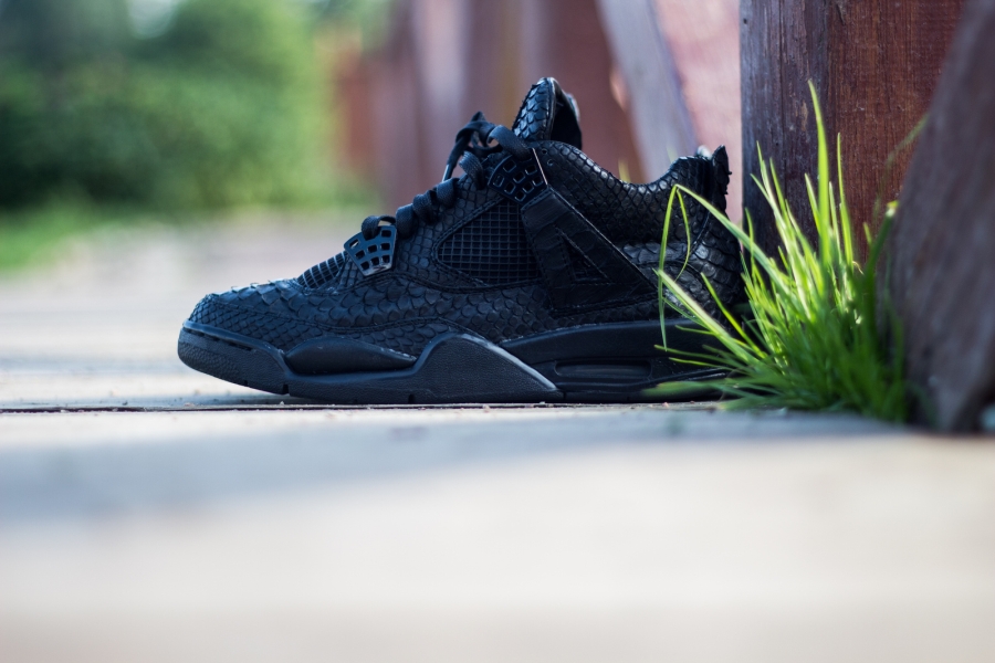 Black Python Air UNC jordan Iv 09