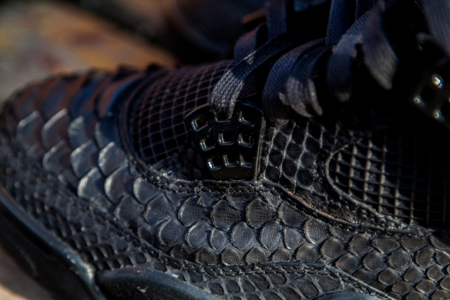 Black Python Air Jordan Iv 10