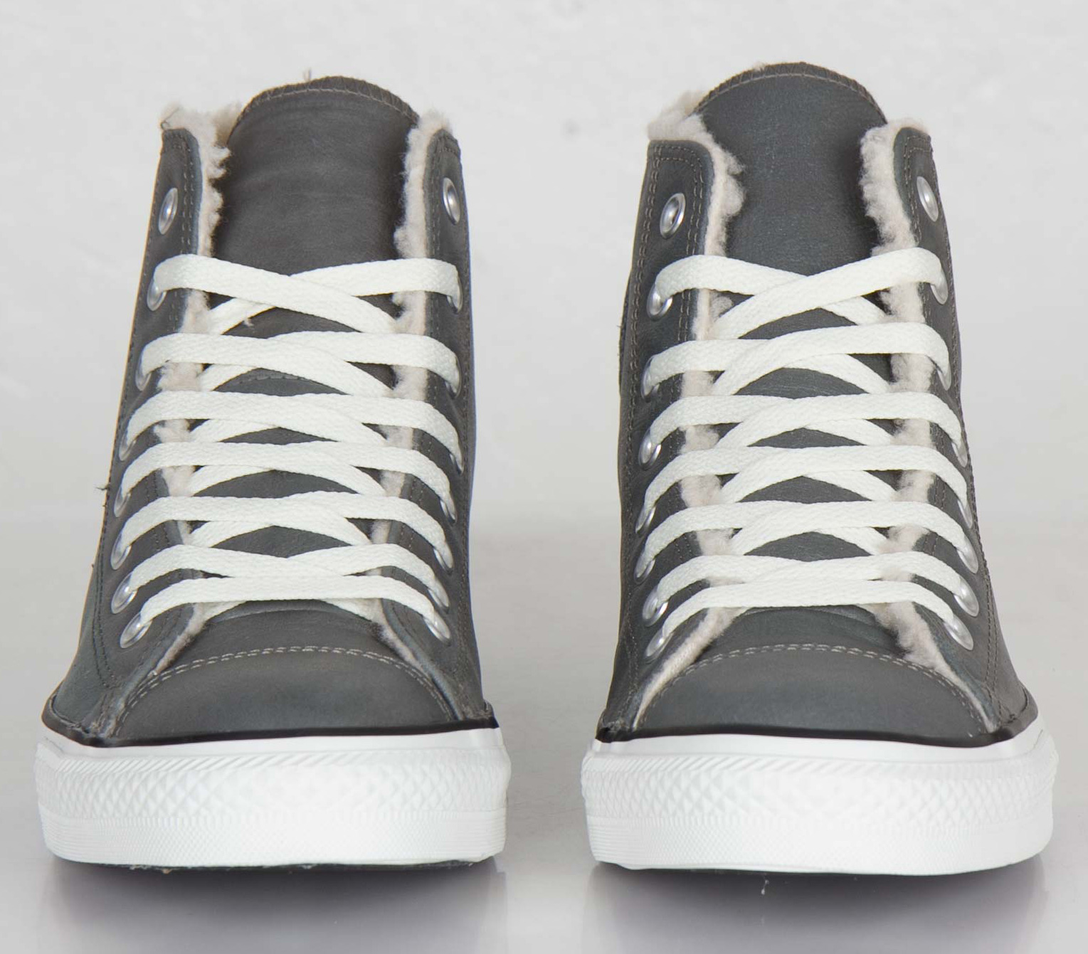 Converse Chuck Taylor Hi Charcoal Leather 1