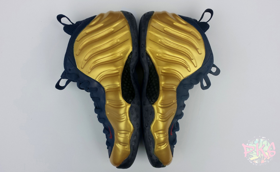 Gold Foamposite Customs 1