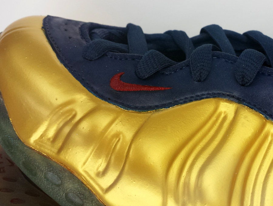 Nike Air Foamposite One "Olympic Gold" by pkcustoms