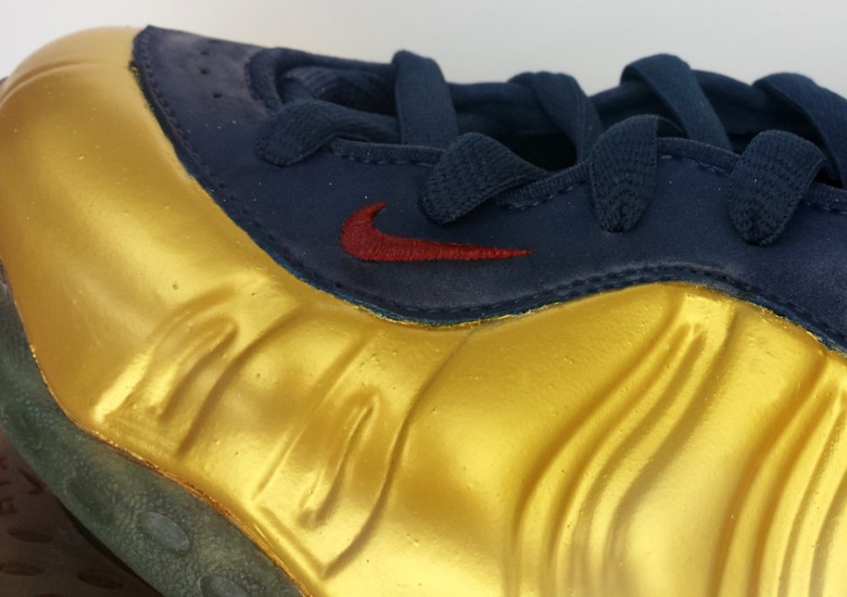 Nike Air Foamposite One “Olympic Gold” by pkcustoms