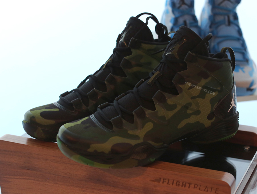 camo green jordans