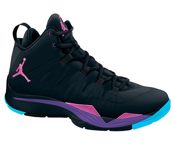 Jordan Super.Fly 2 - Black - Club Pink - Court Purple - Gamma Blue ...